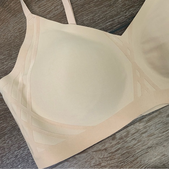 Honeylove Womens tan silhouette bra wire free small - Picture 3 of 9
